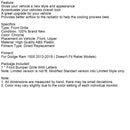 Frontstoßstangengrill im Stil des Dodge Ram 1500 LTD (2013–2018), verchromt