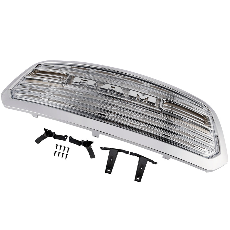 Frontstoßstangengrill im Stil des Dodge Ram 1500 LTD (2013–2018), verchromt