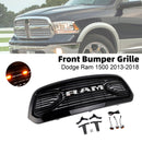 Frontstoßstangengrill im Big-Horn-Stil für Dodge Ram 1500 (2013–2018), schwarz