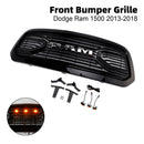 Frontstoßstangengrill im Big-Horn-Stil für Dodge Ram 1500 (2013–2018), schwarz