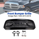 Frontstoßstangengrill im Big-Horn-Stil für Dodge Ram 1500 (2013–2018), schwarz