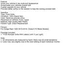 Frontstoßstangengrill im Big-Horn-Stil für Dodge Ram 1500 (2013–2018), schwarz