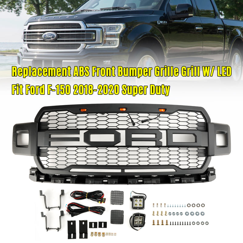 2018-2020 Ford F150 Frontstoßstange Kühlergrill mit LED