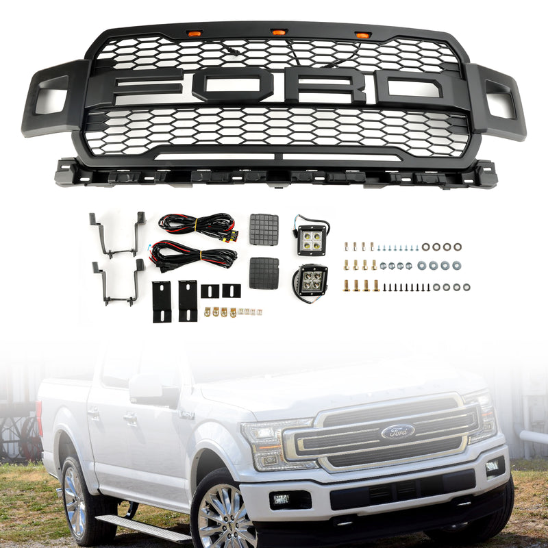 2018-2020 Ford F150 Frontstoßstange Kühlergrill mit LED