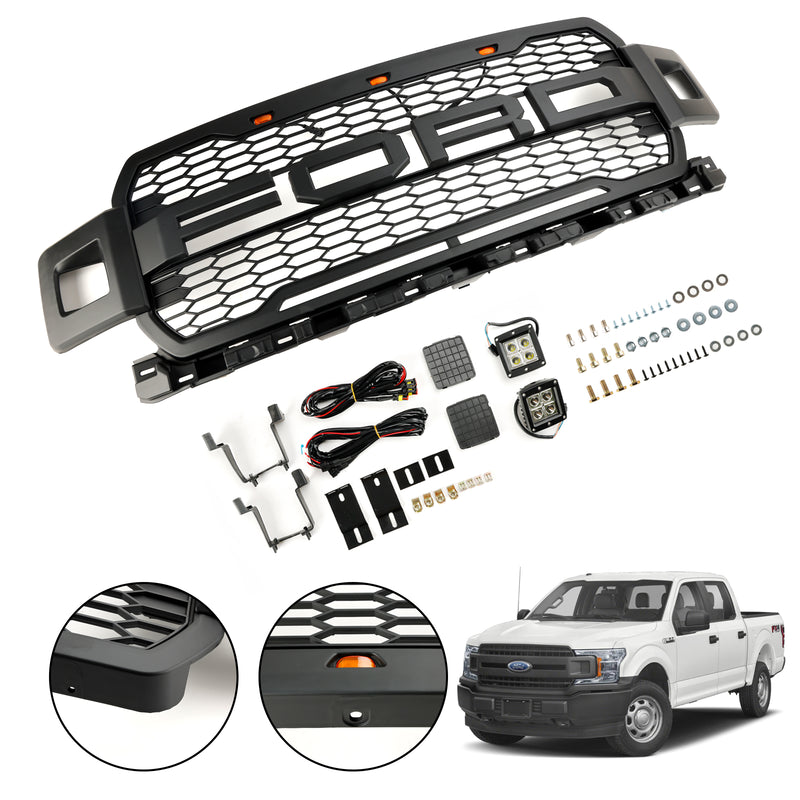 2018-2020 Ford F150 Frontstoßstange Kühlergrill mit LED