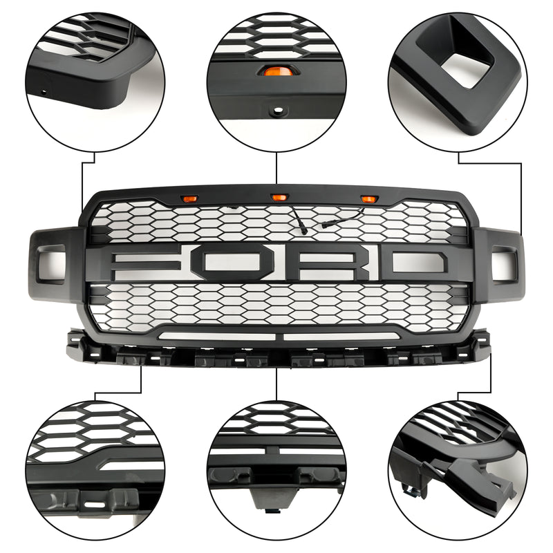 2018-2020 Ford F150 Frontstoßstange Kühlergrill mit LED