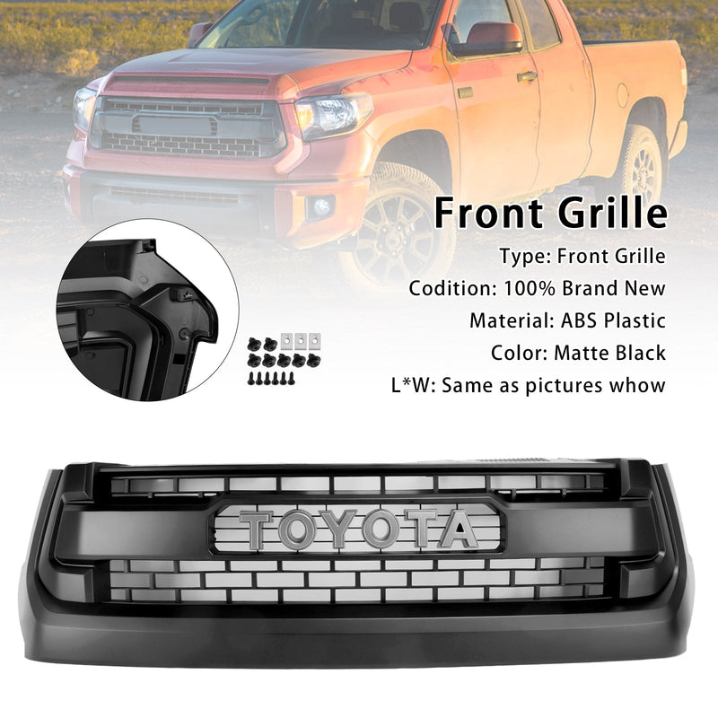 2014–2018 Toyota Tundra TRD PRO Mattschwarzer Waben-Frontgrill