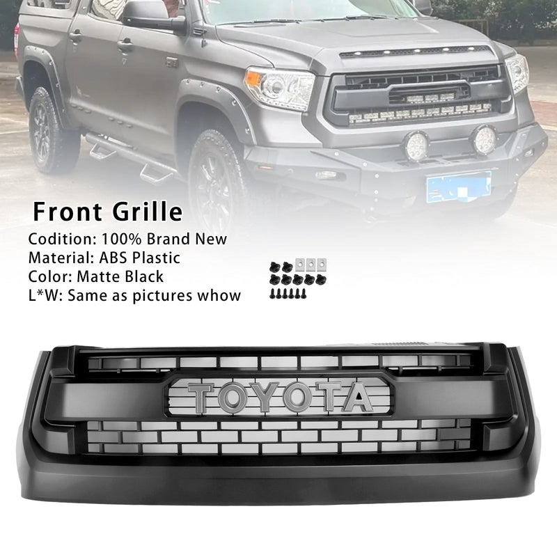 2014–2018 Toyota Tundra TRD PRO Mattschwarzer Waben-Frontgrill