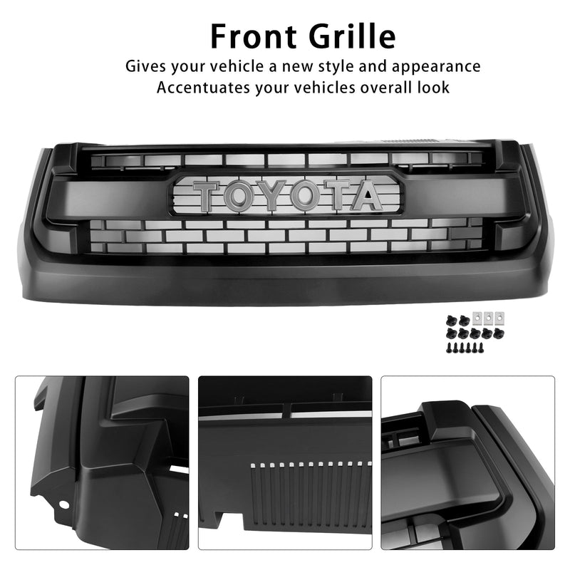 2014–2018 Toyota Tundra TRD PRO Mattschwarzer Waben-Frontgrill