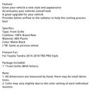 2014–2018 Toyota Tundra TRD PRO Mattschwarzer Waben-Frontgrill