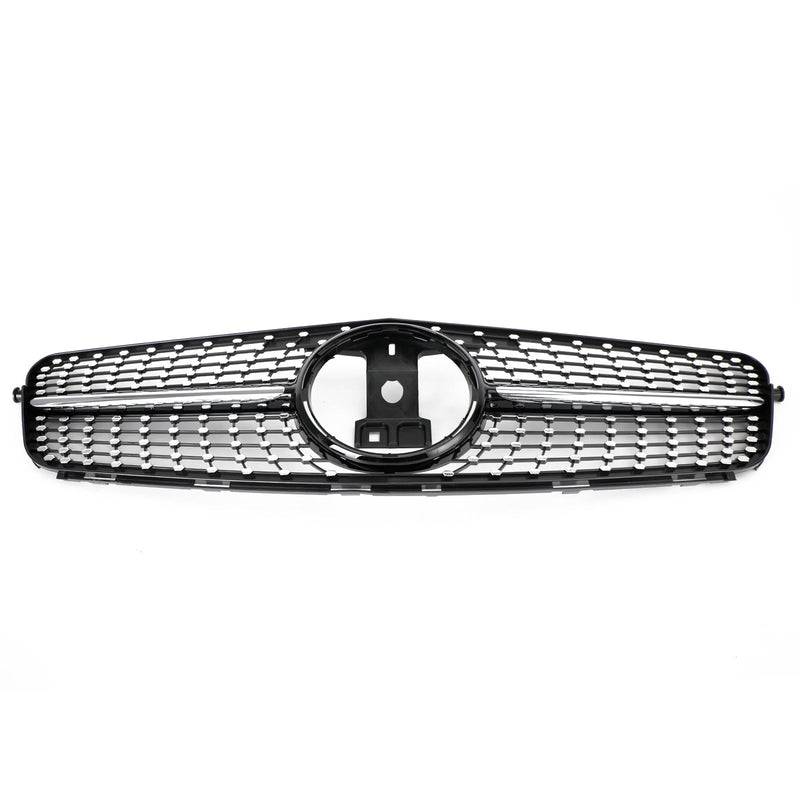 Benz C-Klasse (W204) 2008-2014 Schwarzer Verchromter Frontgrill für Modelle C180, C200, C250, C350