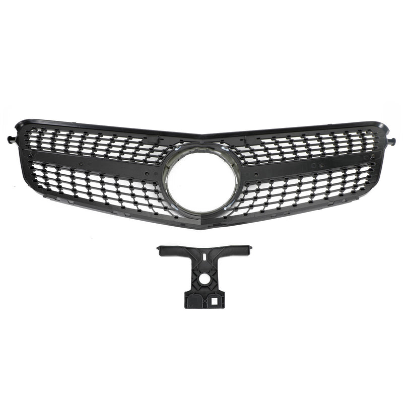 Benz C-Klasse (W204) 2008-2014 Schwarzer Verchromter Frontgrill für Modelle C180, C200, C250, C350