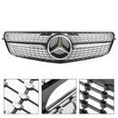 Schwarz chromierter Frontgrill für Benz C-Klasse (W204) C180 C200 C250 C350 2008–2014 - generisches Modell