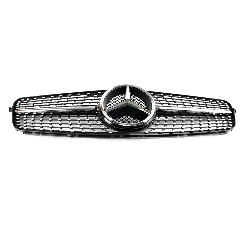 Benz C-klasse (W204) 2008-2014 Frontgrill i sort krom for modellene C180, C200, C250, C350