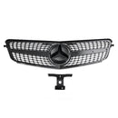 Schwarz chromierter Frontgrill für Benz C-Klasse (W204) C180 C200 C250 C350 2008–2014 - generisches Modell