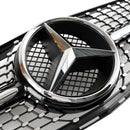 Benz Classe C (W204) Grade frontal cromada preta 2008-2014 para modelos C180, C200, C250, C350