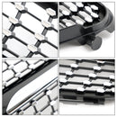 Schwarz chromierter Frontgrill für Benz C-Klasse (W204) C180 C200 C250 C350 2008–2014 - generisches Modell