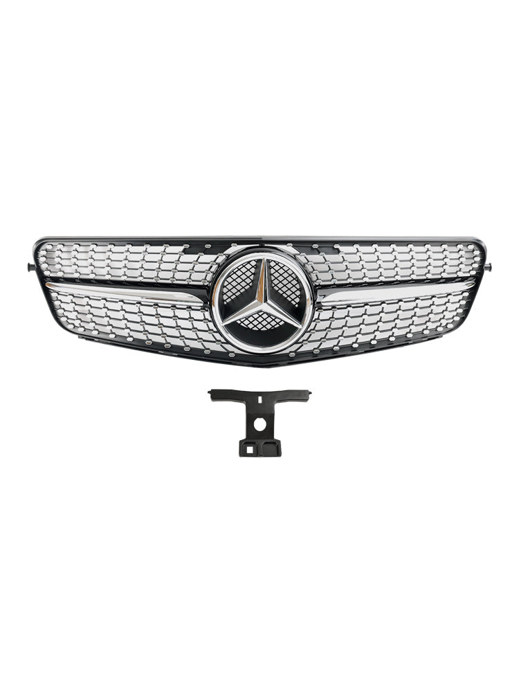 Benz C-Klasse (W204) 2008-2014 Schwarzer Verchromter Frontgrill für Modelle C180, C200, C250, C350