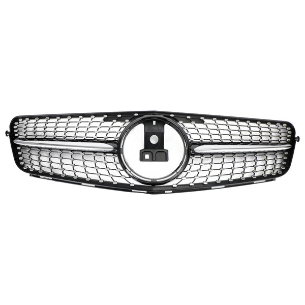 Benz C-Klasse (W204) 2008-2014 Schwarzer Verchromter Frontgrill für Modelle C180, C200, C250, C350