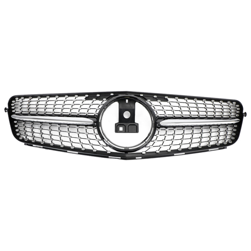 Benz C-Klasse (W204) 2008-2014 Schwarzer Verchromter Frontgrill für Modelle C180, C200, C250, C350