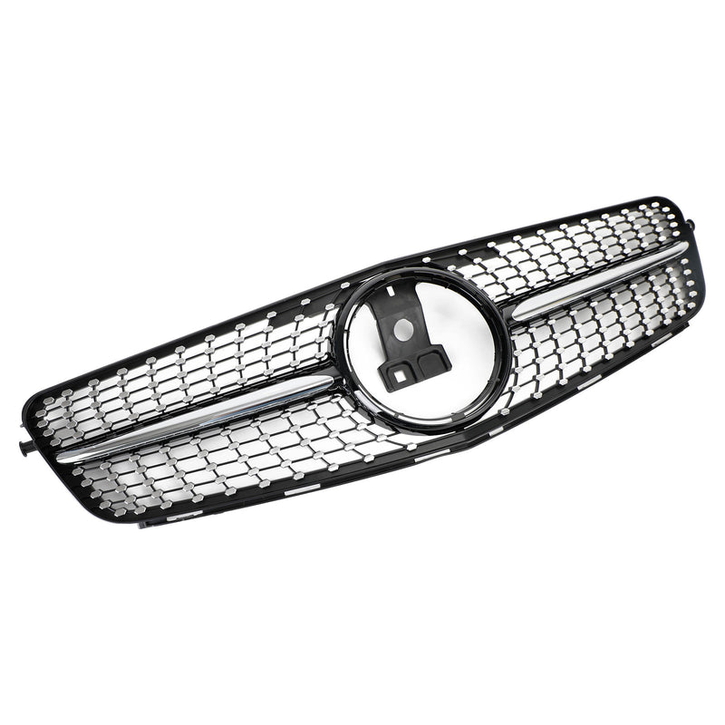 Benz C-Klasse (W204) 2008-2014 Schwarzer Verchromter Frontgrill für Modelle C180, C200, C250, C350