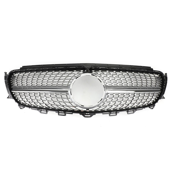 W213E300 E400 16-19 Mercedes-Benz Diamond Silver Trim Front Grill Ersättningsgaller Universal