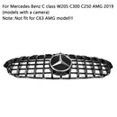 W205 C205 A205 AMG 2019 Mercedes-Benz GTR Style Grill Substituição Grill com Câmera Genérica