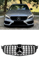 W205 C205 A205 AMG 2019 Mercedes-Benz GTR Style Grill Substituição Grill com Câmera Genérica