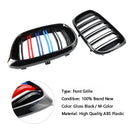 Par de rejillas tipo riñón M-Color 51138469959 adecuadas para BMW G01 X3 G02 X4 Gloss Black Generic