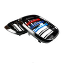 Par de rejillas tipo riñón M-Color 51138469959 adecuadas para BMW G01 X3 G02 X4 Gloss Black Generic