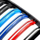 Par de rejillas tipo riñón M-Color 51138469959 adecuadas para BMW G01 X3 G02 X4 Gloss Black Generic