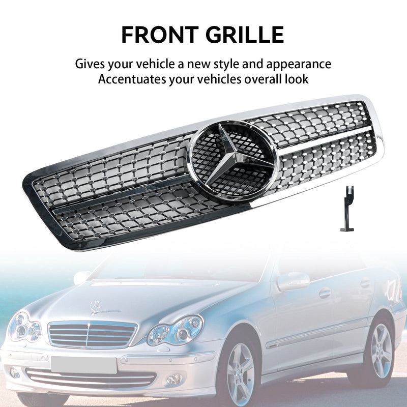 Frontstoßstange Nierengrill passend für Mercedes W203 C230 C320 C240 2001-2007