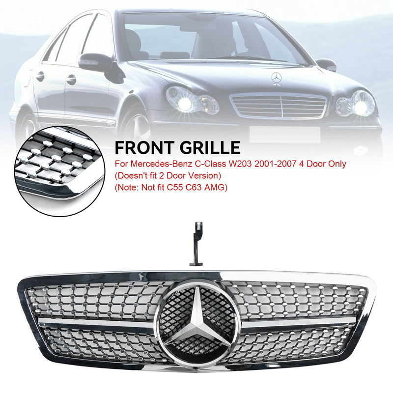 Frontstoßstange Nierengrill passend für Mercedes W203 C230 C320 C240 2001-2007