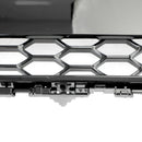 Rejilla de parachoques delantero estilo RS3 para Audi A3 S3 2013-2016 patrón de panal negro