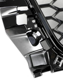 Rejilla de parachoques delantero estilo RS3 para Audi A3 S3 2013-2016 patrón de panal negro