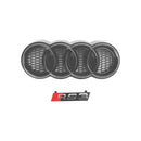 Rejilla de parachoques delantero estilo RS3 para Audi A3 S3 2013-2016 patrón de panal negro