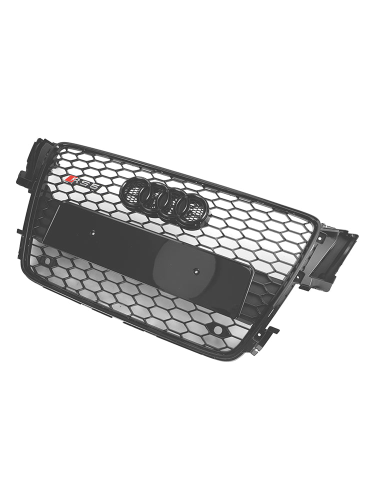 RS5 Style hette Henycomb Sport mesh Grill Grill for AUDI A5 S5 B8 2008-2012