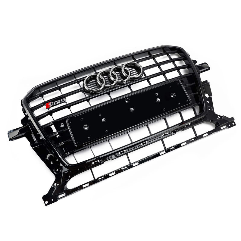 2013-2017 Audi Q5 SQ5 8R Black RSQ5 Style Honeycomb Mesh Sport Hex Grill