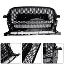Schwarz glänzend Front Honeycomb Stoßstangengrill Grill Fit Audi Q5 2013-2017