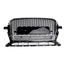 2013–2017 Audi Q5 Chrom/Schwarz Front Wabengrill für Stoßstange