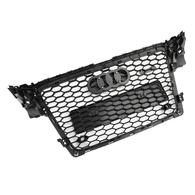 RS4 Style Bikakemönster Sportgrill Front Grill Passar Audi A4 S4 B8 2009-2012