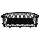 Glanssvart RS4-stil frontstøtfangergrill for Audi A4 S4 2013-2016
