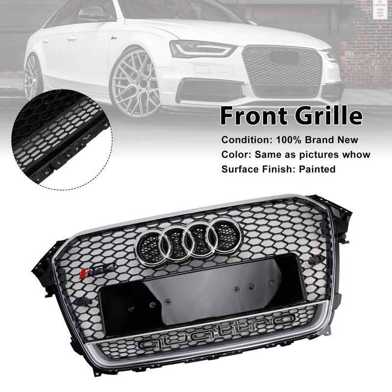 2013–2016 Audi A4 S4 B8.5 mit Kühlergrill im Quattro RS4-Stil für die Frontstoßstange