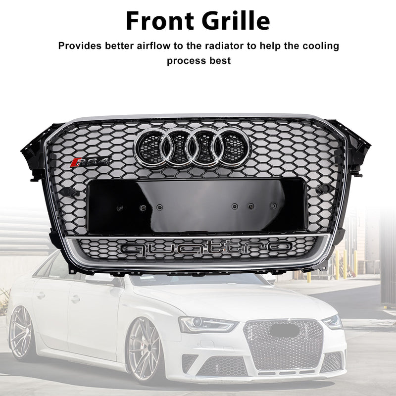 2013–2016 Audi A4 S4 B8.5 mit Kühlergrill im Quattro RS4-Stil für die Frontstoßstange