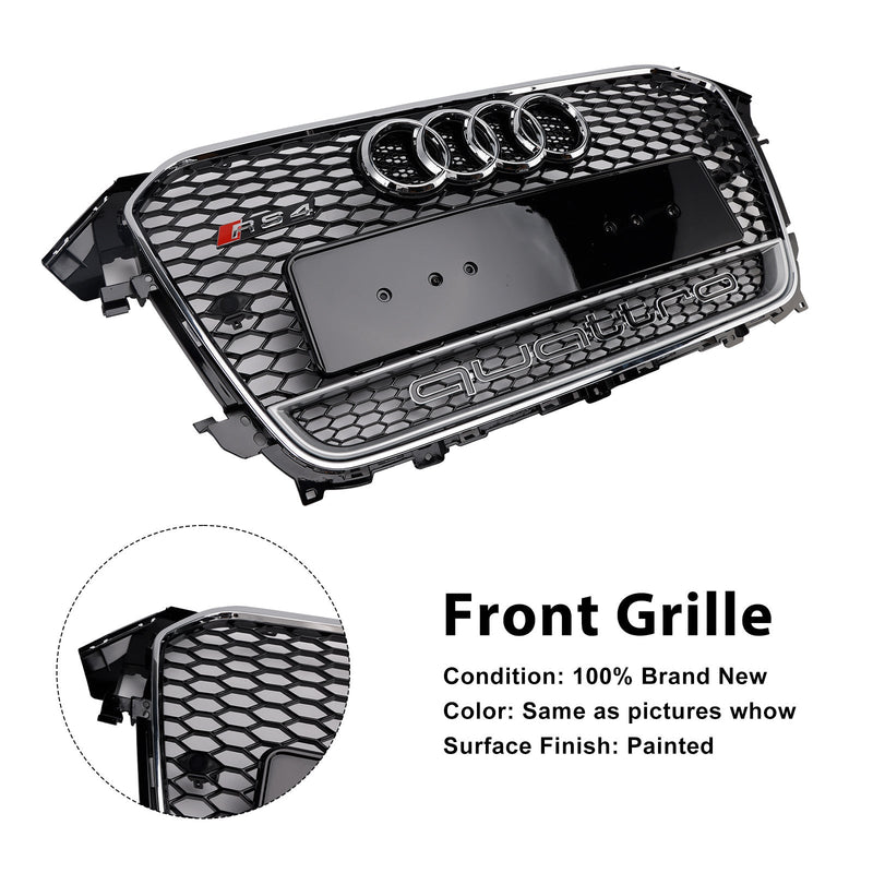 2013–2016 Audi A4 S4 B8.5 mit Kühlergrill im Quattro RS4-Stil für die Frontstoßstange