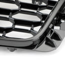 RS4 Style kuusikulmainen säleikkö sopii Audi A4 S4 B9 2017-2019 mustaan