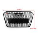 RS5 Honeycomb Sixth Mesh puskurin säleikkö Fit Audi A5 S5 B8.5 2013-2016