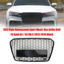 RS5 Stil Sechseck Gitter Frontstoßstangen Grill Passend für Audi A5 S5 B8.5 2013-2016