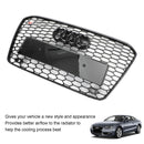Parrilla de parachoques delantero hexagonal estilo RS5 adecuada para Audi A5 S5 B8.5 2013-2016