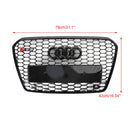 Parrilla de parachoques delantero hexagonal estilo RS5 adecuada para Audi A5 S5 B8.5 2013-2016